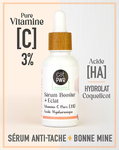 BOOSTER D'ECLAT Sérum de Jour à la VITAMINE C pure [3%] + HA